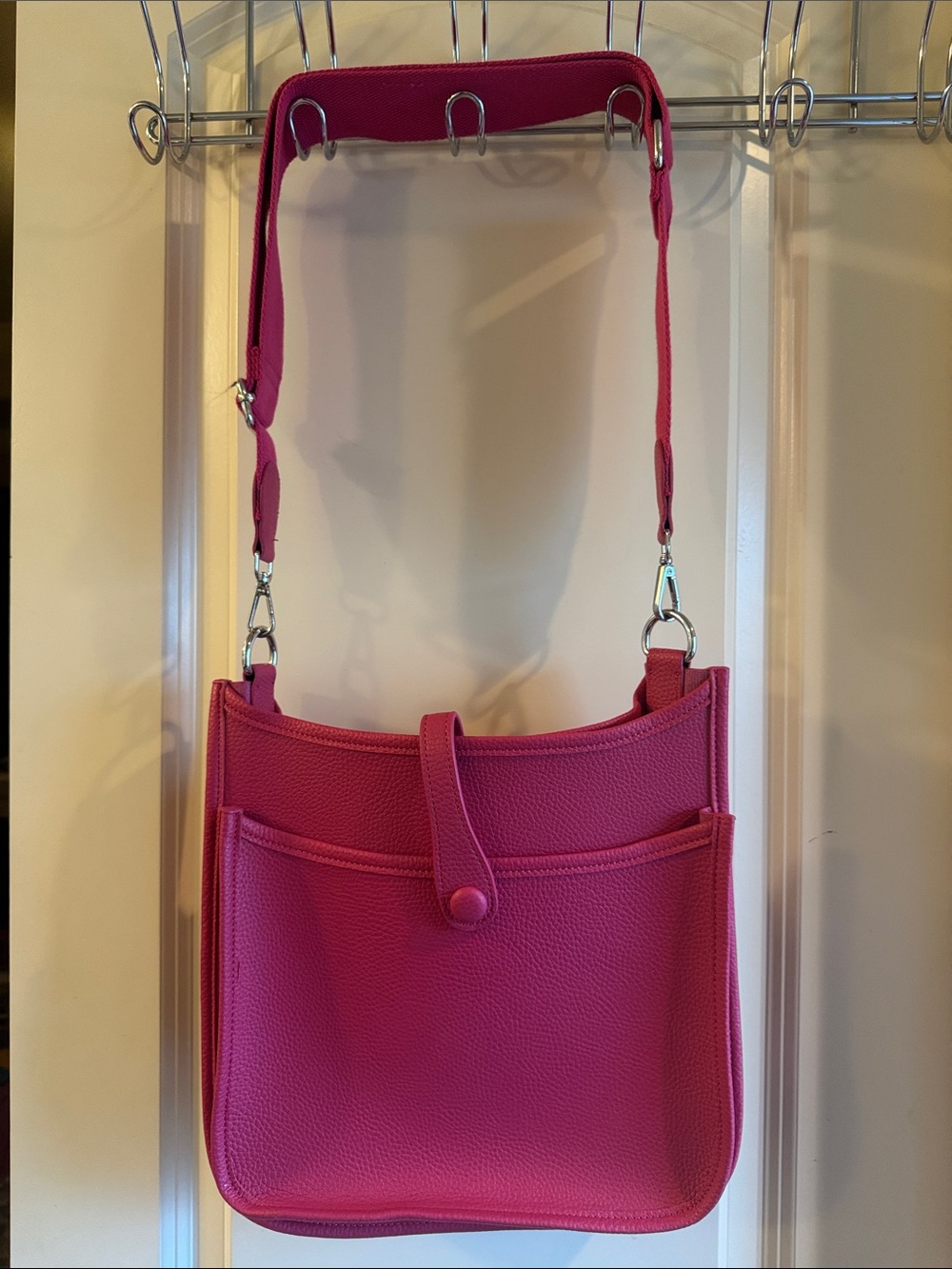 Hot Pink Crossbody Shoulder Bag